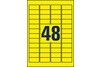 Etiketten ZWF 45,7 x 21,2 mm gelb, Art.-Nr. L6041-20 - Paterno Shop