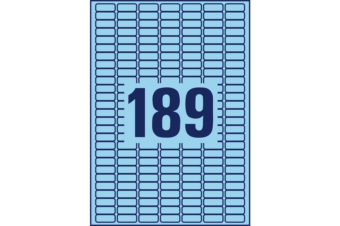 Etikett blau 25,4 x 10 mm, Art.-Nr. L6048-20 - Paterno Shop Etikett blau 25,4 x 10 mm, Art.-Nr. L6048-20 - Paterno Shop