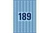 Etikett blau 25,4 x 10 mm, Art.-Nr. L6048-20 - Paterno Shop