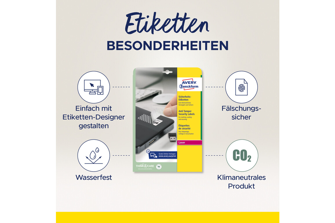 Sicherheitsetiketten ZWF rund 40mm, Art.-Nr. L6112-20 - Paterno Shop Sicherheitsetiketten ZWF rund 40mm, Art.-Nr. L6112-20 - Paterno Shop