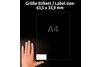 Sicherheitsetiketten ZWF 63,5 x 33,9 mm, Art.-Nr. L6146-20 - Paterno Shop
