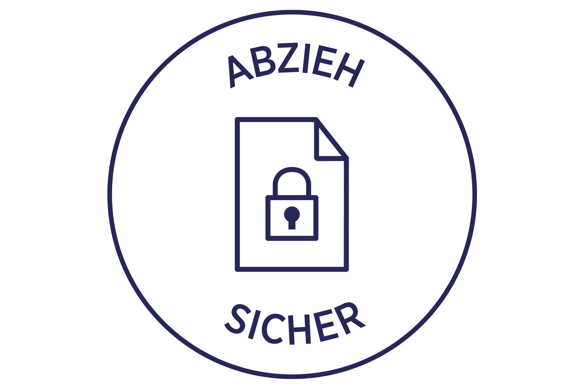 Sicherheitsetiketten ZWF 63,5 x 33,9 mm, Art.-Nr. L6146-20 - Paterno Shop