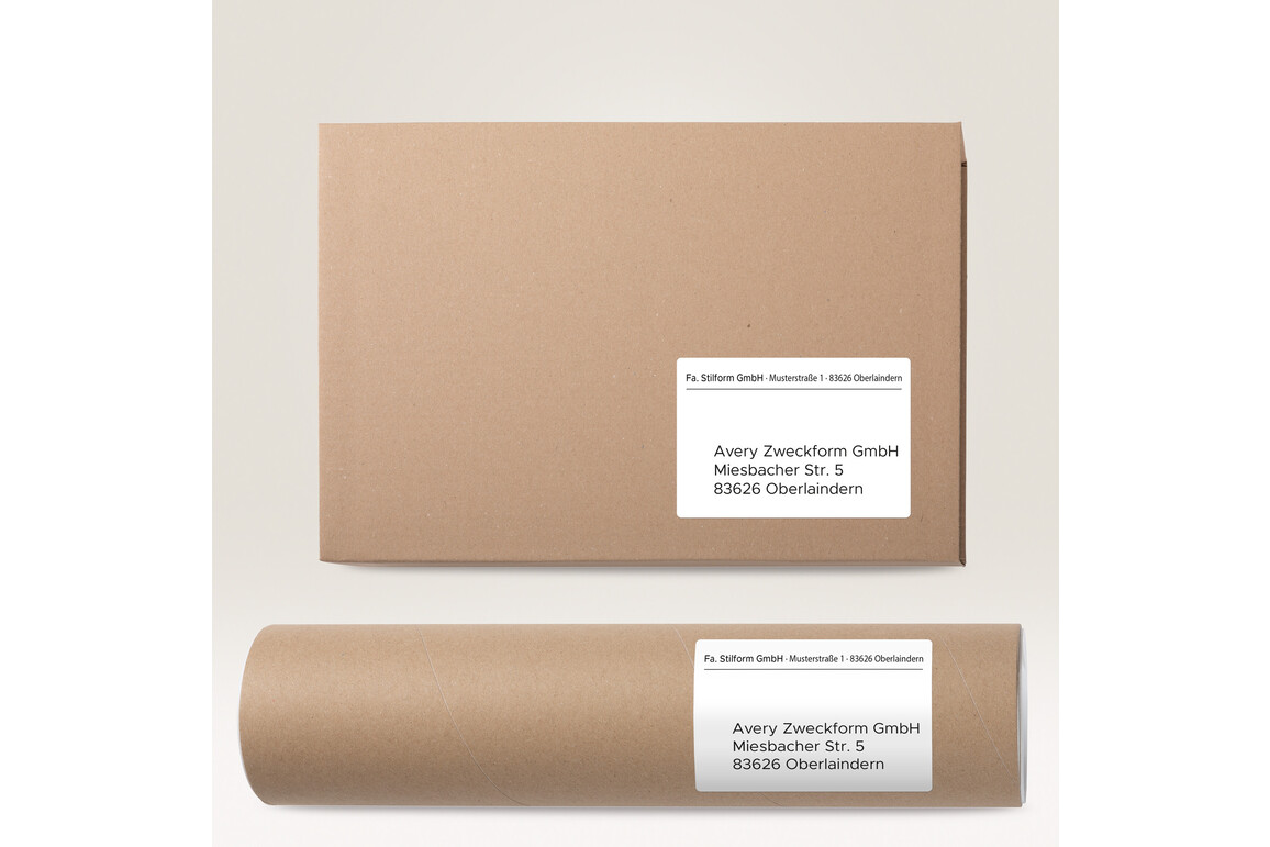 Etiketten 199,6 x 289,1mm Versand ILK, Art.-Nr. L7167-100 - Paterno Shop