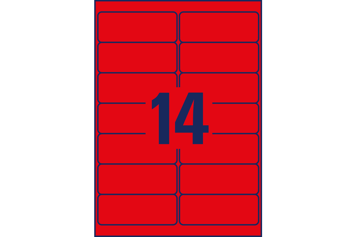 Etikett Neon 99,1x38,1mm rot, Art.-Nr. L7263R-25 - Paterno Shop Etikett Neon 99,1x38,1mm rot, Art.-Nr. L7263R-25 - Paterno Shop