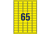 Etikett Mini 38,1x21,2mm Laser+, neongelb, Art.-Nr. L7651Y-25 - Paterno Shop