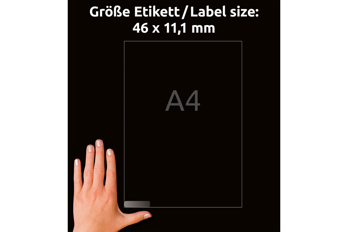 Etiketten Mini Laser 46 x 11,1  mm weiss, Art.-Nr. L7656-25 - Paterno Shop Etiketten Mini Laser 46 x 11,1  mm weiss, Art.-Nr. L7656-25 - Paterno Shop