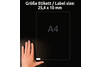 Etiketten Mini Laser 25,40 x 10 mm weiss, Art.-Nr. L7658-25 - Paterno Shop