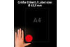 Etikett Neon 63,5mm rot, Art.-Nr. L7670R-25 - Paterno Shop
