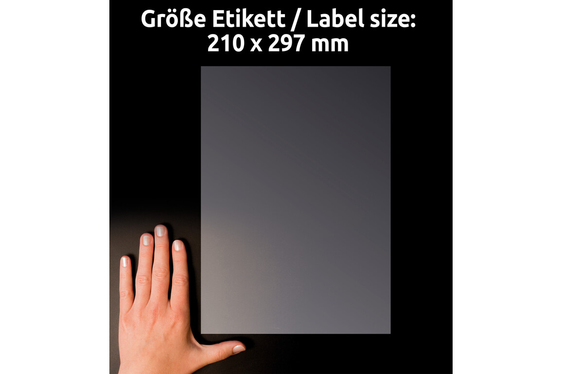 Etiketten ZWF Crystal Clear A4, Art.-Nr. L7784-25 - Paterno Shop Etiketten ZWF Crystal Clear A4, Art.-Nr. L7784-25 - Paterno Shop