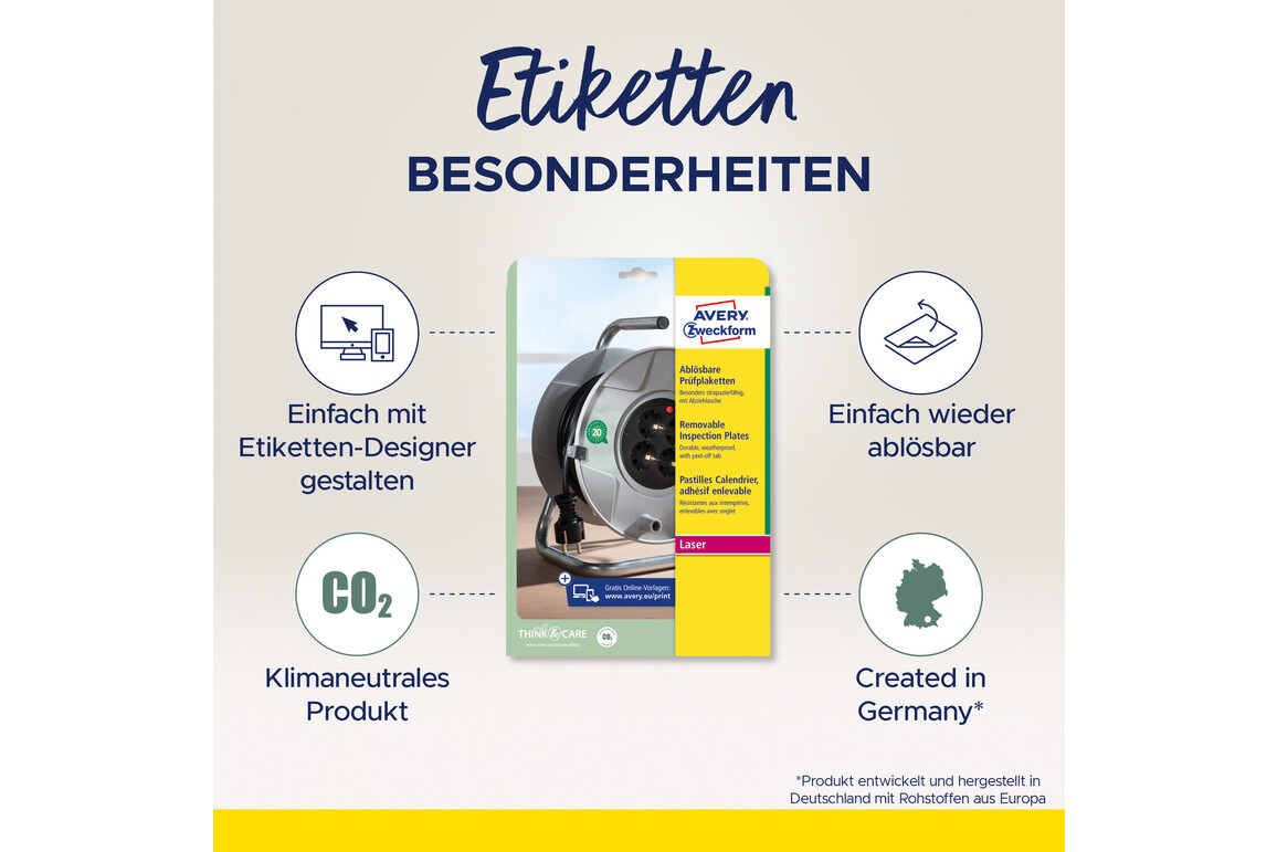 Prüfplaketten ZWF 20mm, 480Stk, Art.-Nr. L7803-10 - Paterno Shop Prüfplaketten ZWF 20mm, 480Stk, Art.-Nr. L7803-10 - Paterno Shop