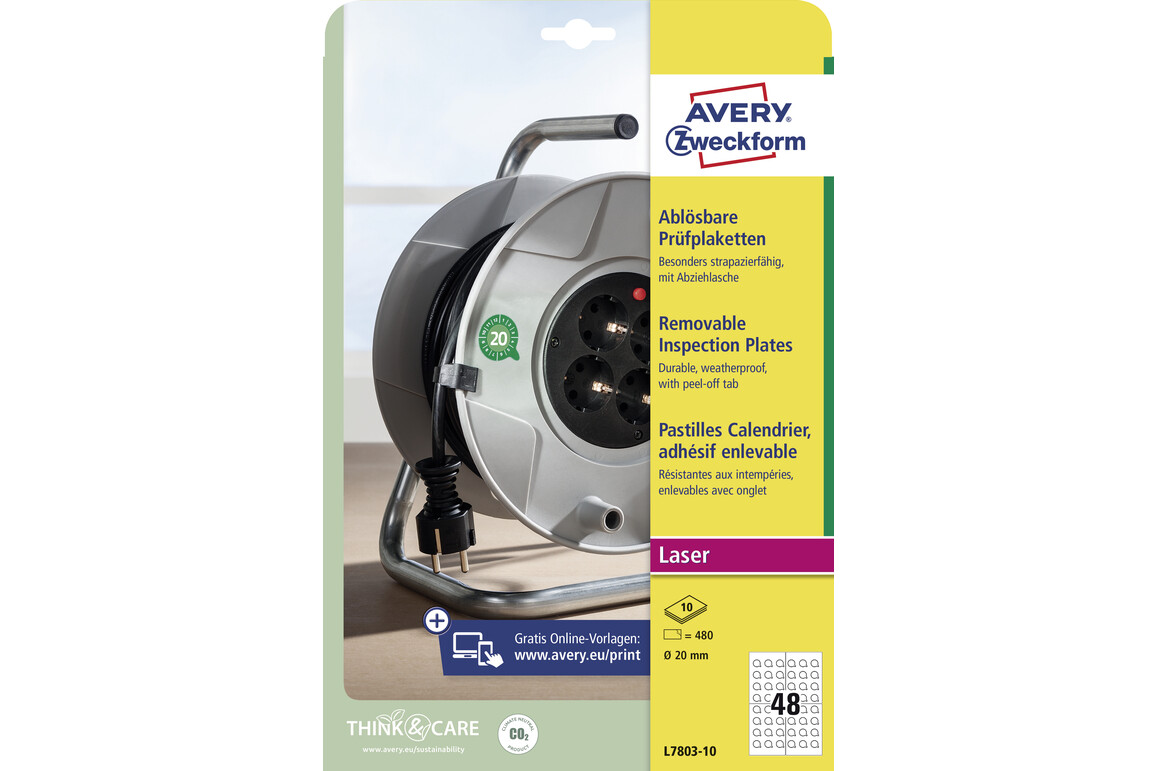 Prüfplaketten ZWF 20mm, 480Stk, Art.-Nr. L7803-10 - Paterno Shop Prüfplaketten ZWF 20mm, 480Stk, Art.-Nr. L7803-10 - Paterno Shop