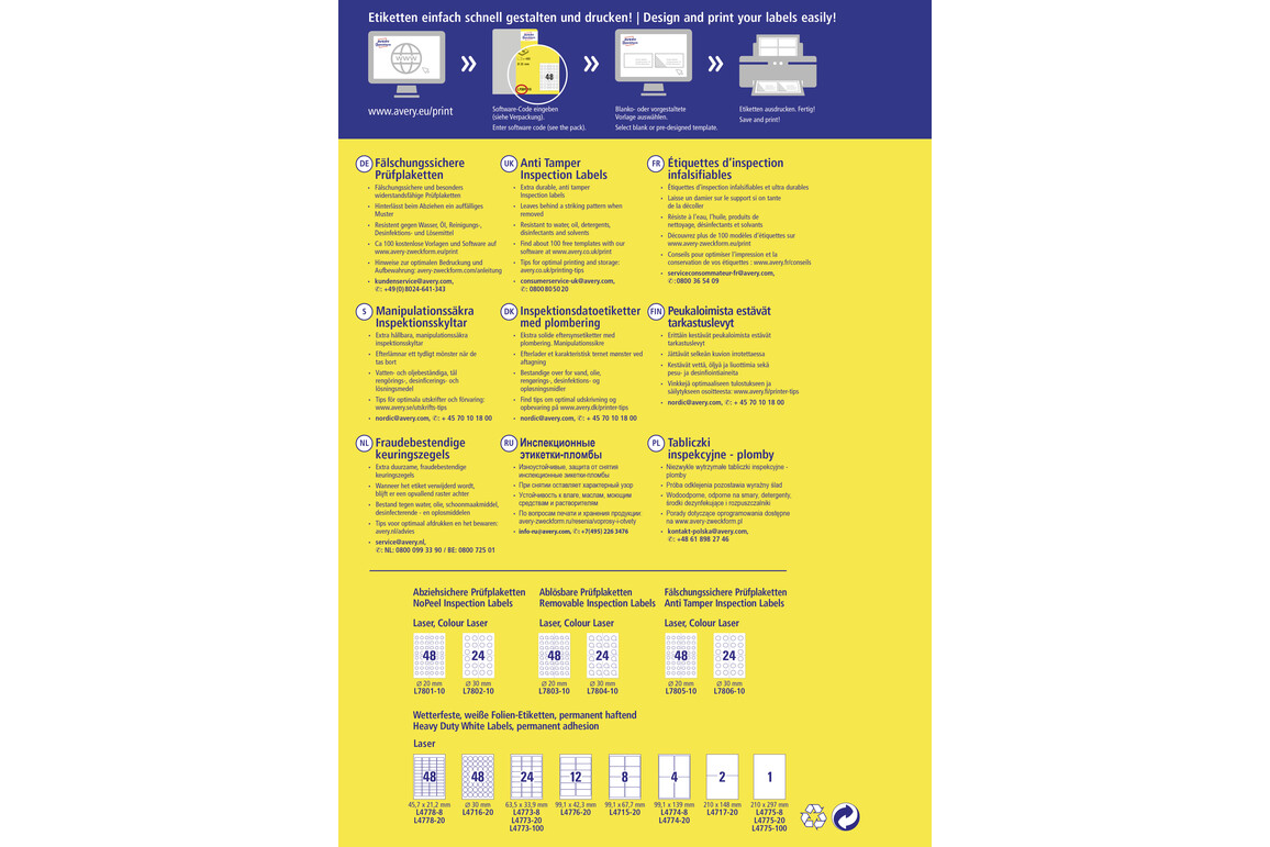 Prüfplaketten ZWF 20mm, 480Stk, Art.-Nr. L7805-10 - Paterno Shop Prüfplaketten ZWF 20mm, 480Stk, Art.-Nr. L7805-10 - Paterno Shop