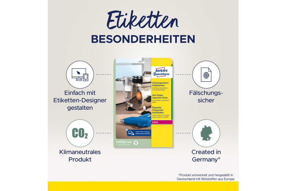 Prüfplaketten ZWF 30mm, 240Stk, Art.-Nr. L7806-10 - Paterno Shop Prüfplaketten ZWF 30mm, 240Stk, Art.-Nr. L7806-10 - Paterno Shop