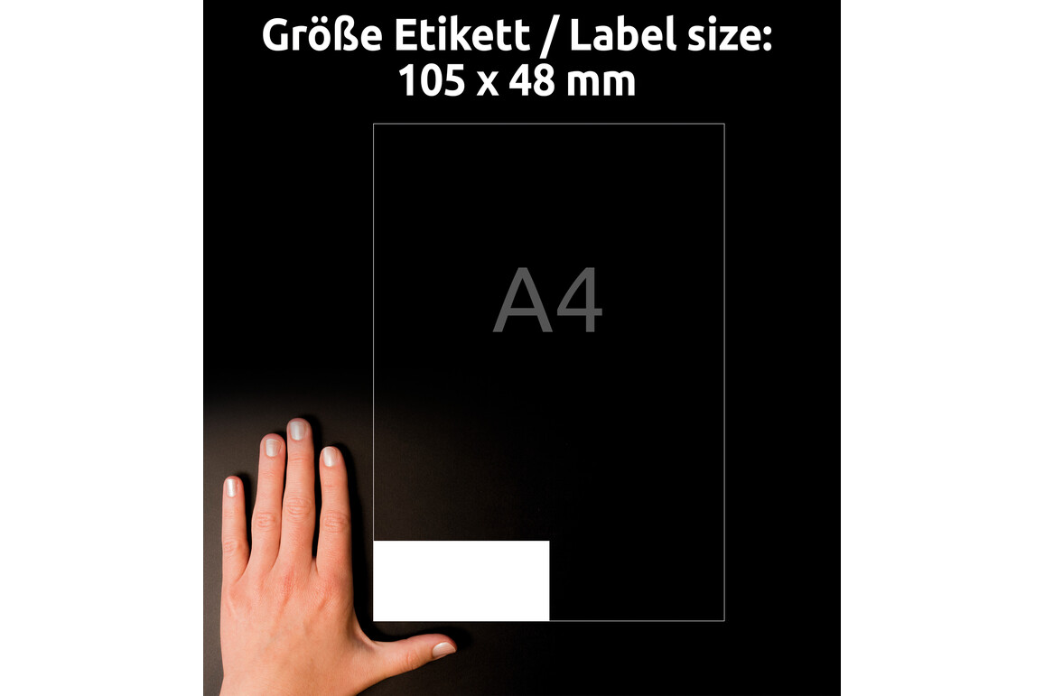 Etiketten ZWF 105x48mm, stark haftend, Art.-Nr. L7875-20 - Paterno Shop Etiketten ZWF 105x48mm, stark haftend, Art.-Nr. L7875-20 - Paterno Shop