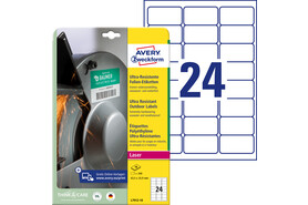 Folienetiketten ZWF Ultra-Resist 63,5x33,9mm, weiß, Art.-Nr. L7912-10 - Paterno Shop