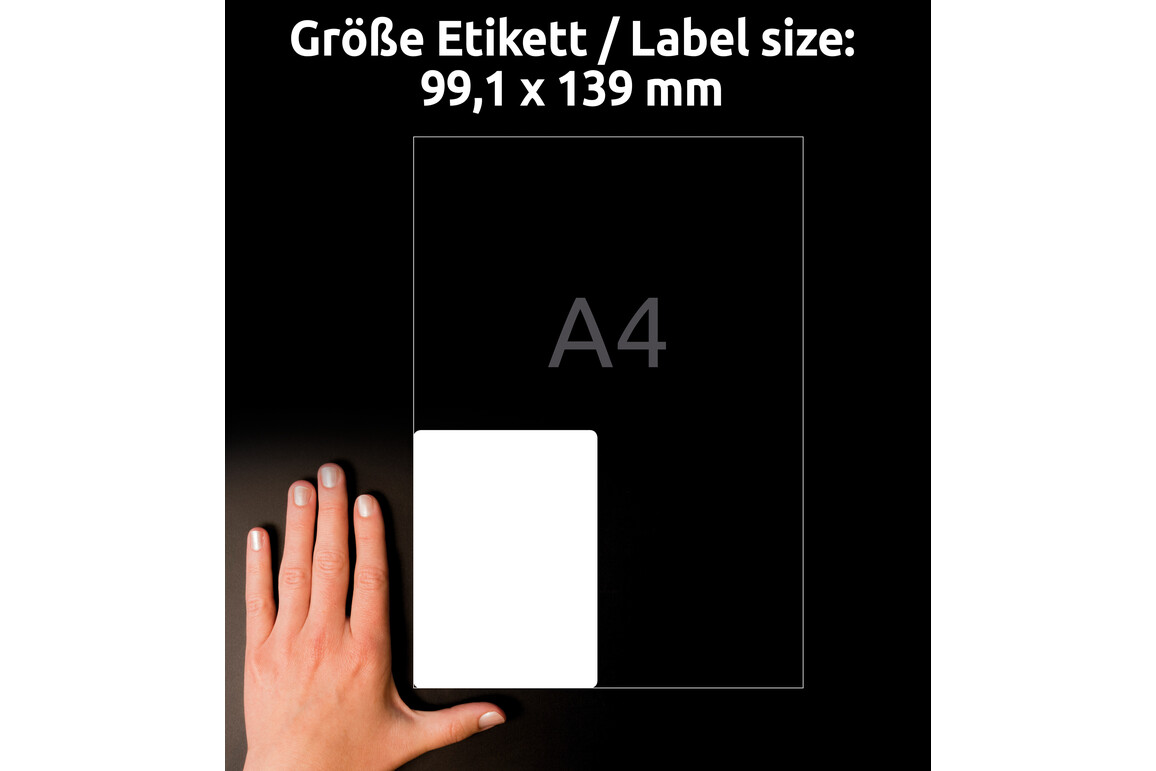 Folienetiketten ZWF Ultra-Resist 99,1x139mm, weiß, Art.-Nr. L7915-10 - Paterno Shop Folienetiketten ZWF Ultra-Resist 99,1x139mm, weiß, Art.-Nr. L7915-10 - Paterno Shop