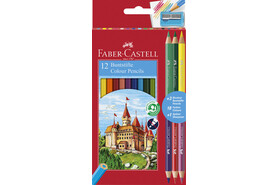 Farbstifte Faber Castell ECO 12+3 Bicolor, Art.-Nr. 110312 - Paterno B2B-Shop