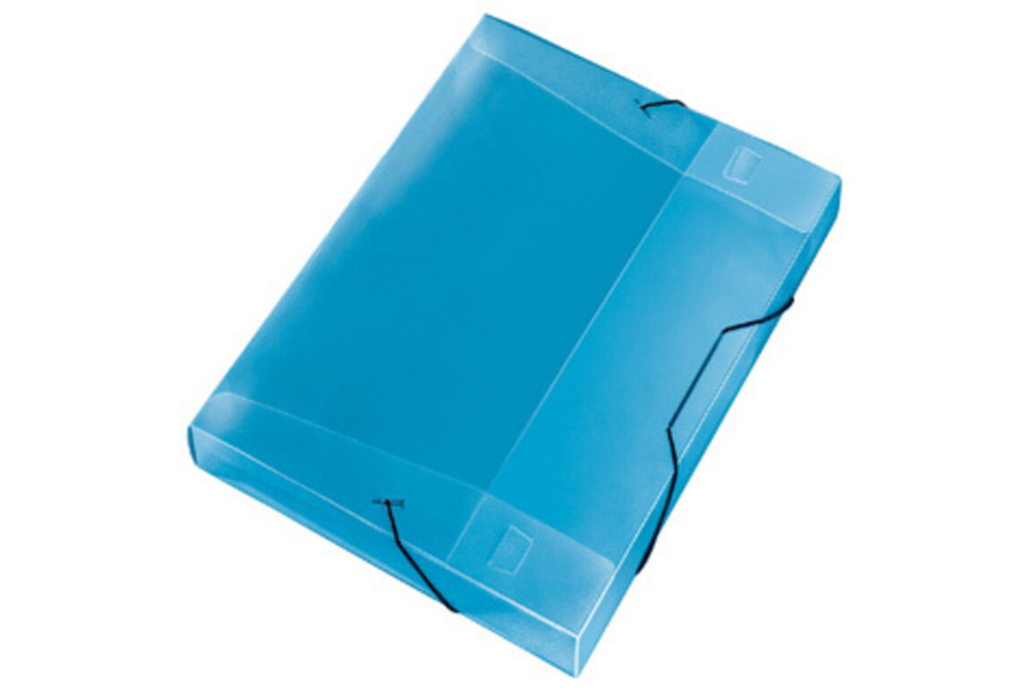 Sammelbox Veloflex Crystal A4 blau, Art.-Nr. 44432-BL - Paterno Shop