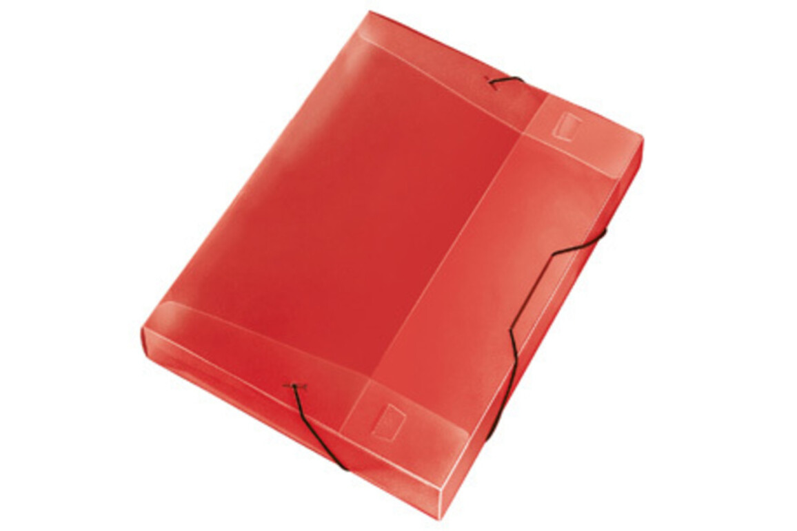 Sammelbox Veloflex Crystal A4 rot, Art.-Nr. 44432-RT - Paterno Shop