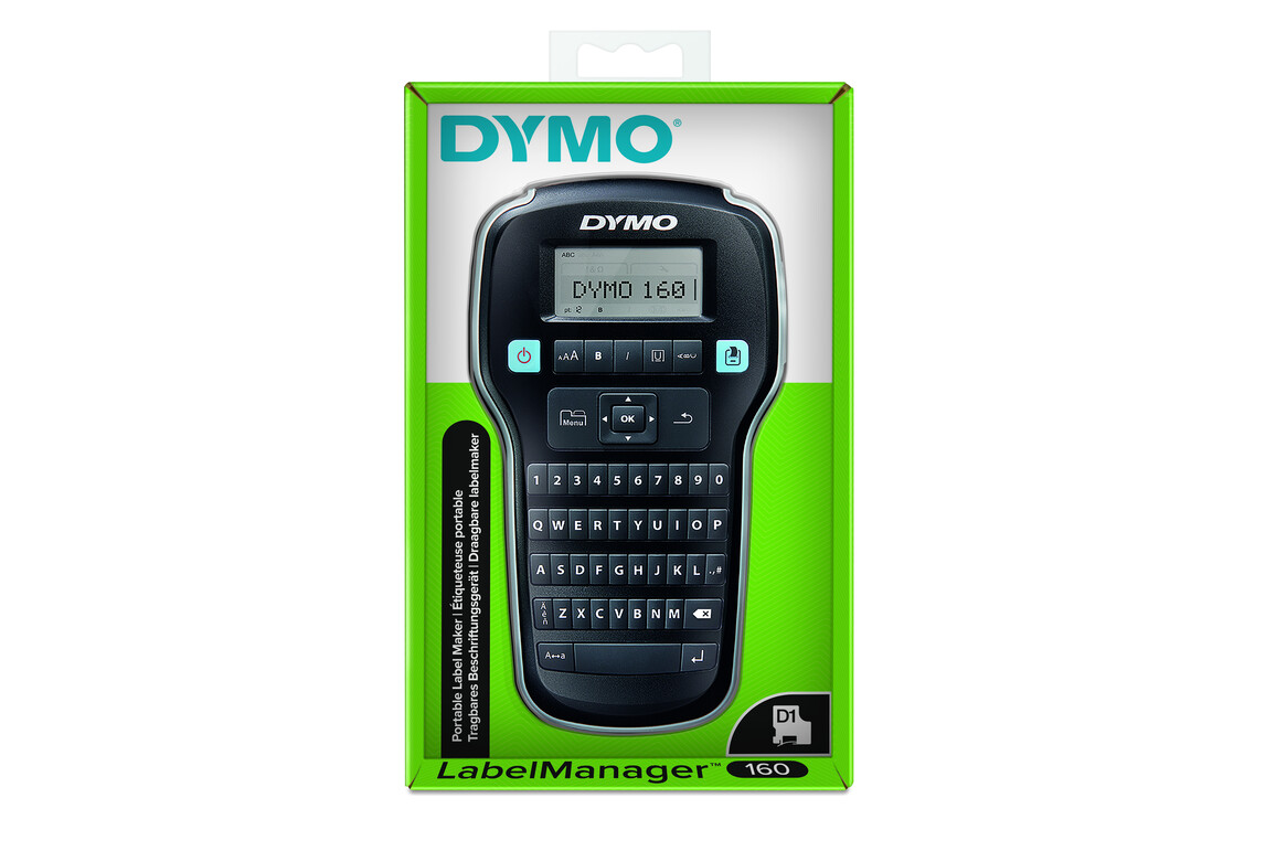 Beschriftungsgerät Dymo Etikettendrucker-SET LM 160, Art.-Nr. S0946360 - Paterno Shop