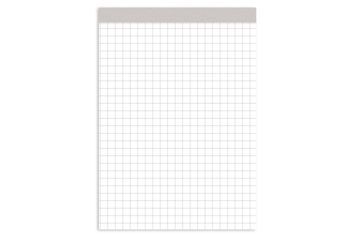Notizblock A5 100 Blatt kariert ohne Deckblatt, Art.-Nr. 9357 - Paterno Shop