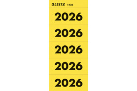 Jahresschilder 2026 für Leitz gelb, Art.-Nr. 1426-00-15 - Paterno Shop