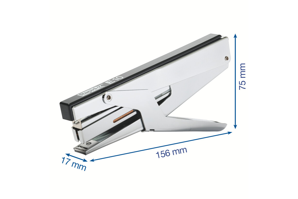 Heftzange Rapid E10 15Blatt chrom/schwarz, Art.-Nr. 21310400 - Paterno Shop